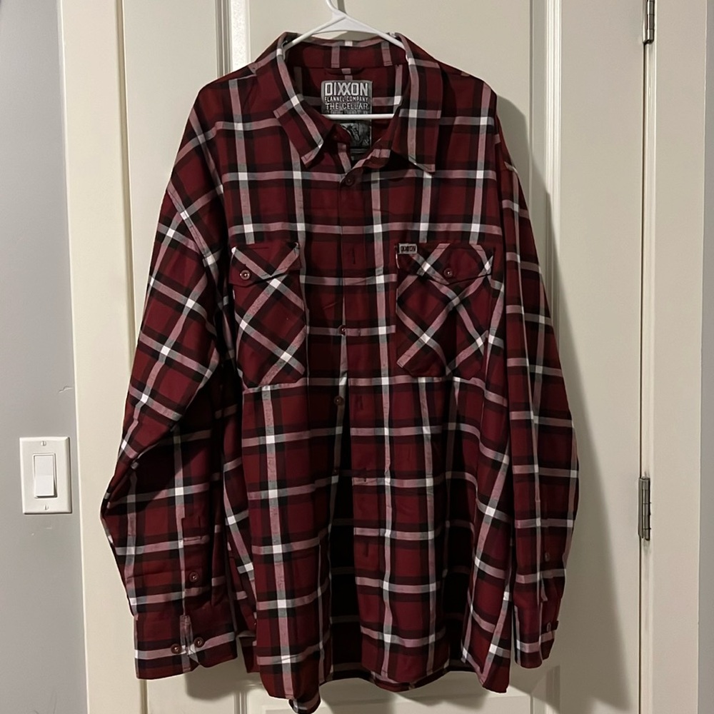 Dixxon flannel the cellar 5xl long sleeve buttons